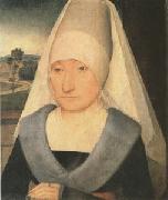 Hans Memling Portrait of an Old Woman (mk05) Germany oil painting reproduction